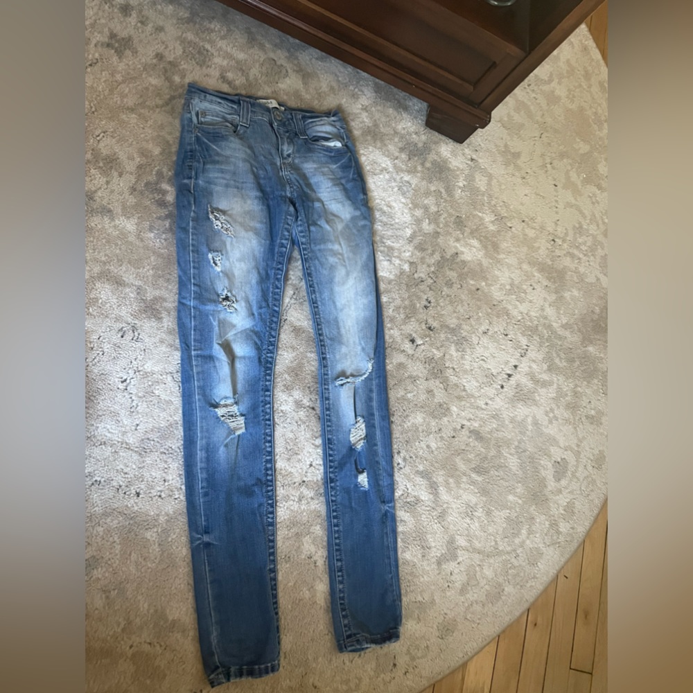 Blue Jeans with Holes